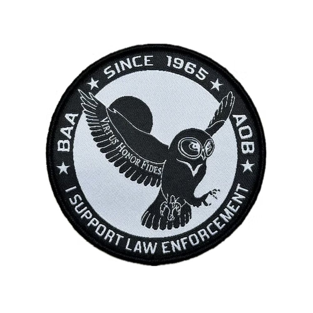 Ecusson / Patch BAA-AOB - White