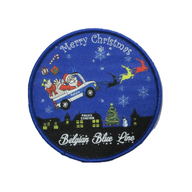 Ecusson / Patch "Blue Line Christmas"