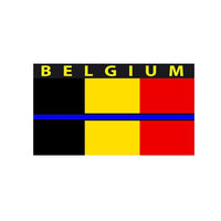 Ecusson / Patch "Belgian Blue Line" (Couleur)