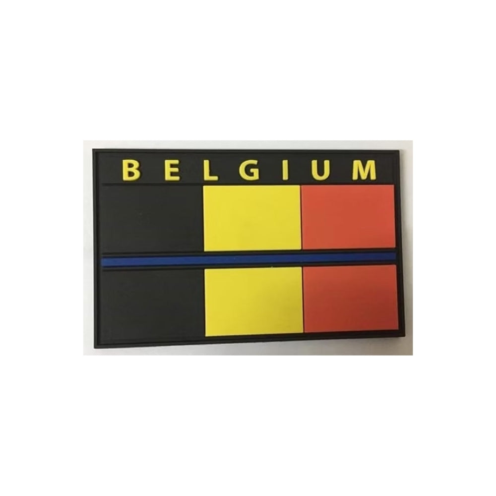 Ecusson / Patch "Belgian Blue Line" (Couleur)