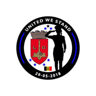 Ecusson / Patch "United We Stand" 29/05/2018