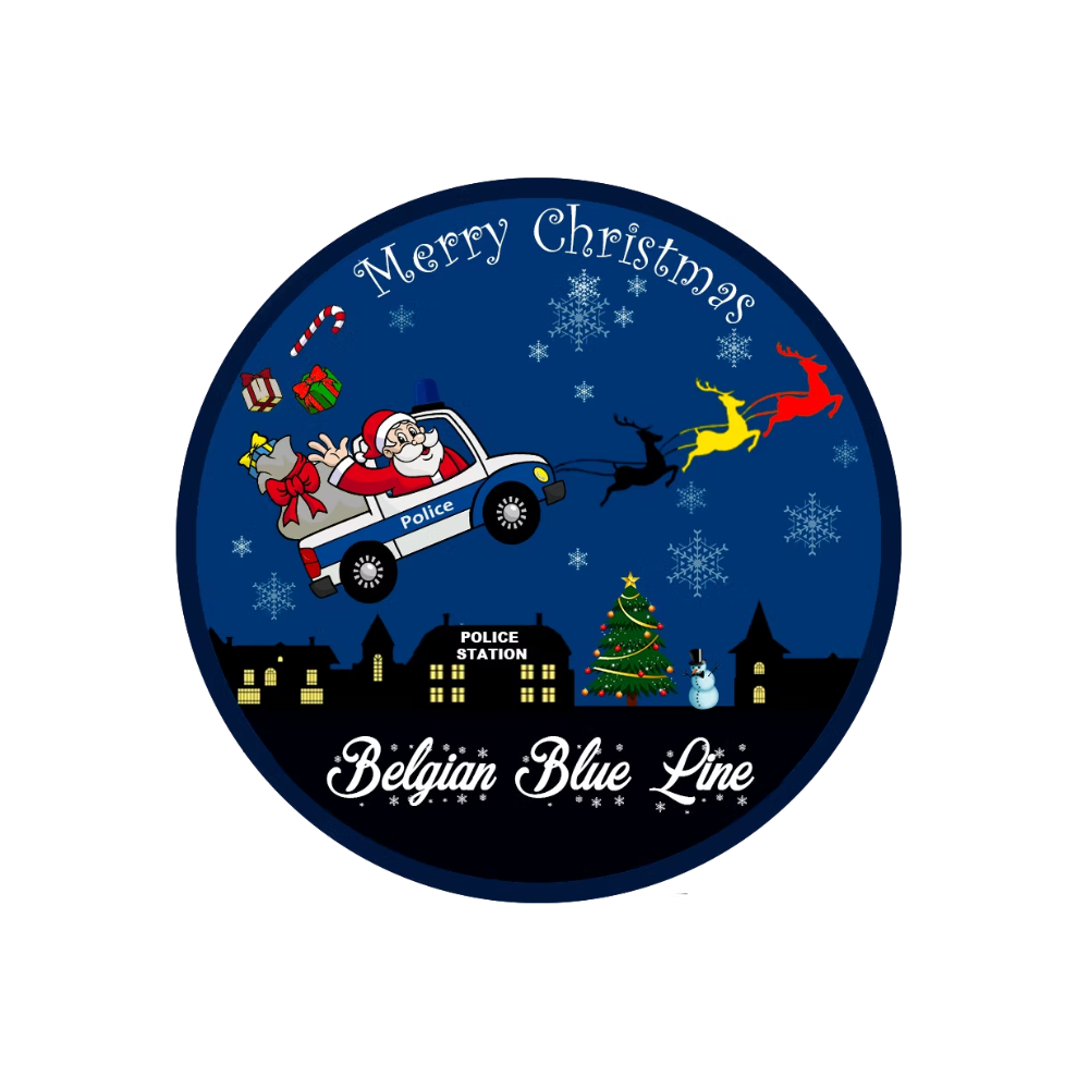 Ecusson / Patch "Blue Line Christmas"