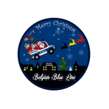 Ecusson / Patch "Blue Line Christmas"