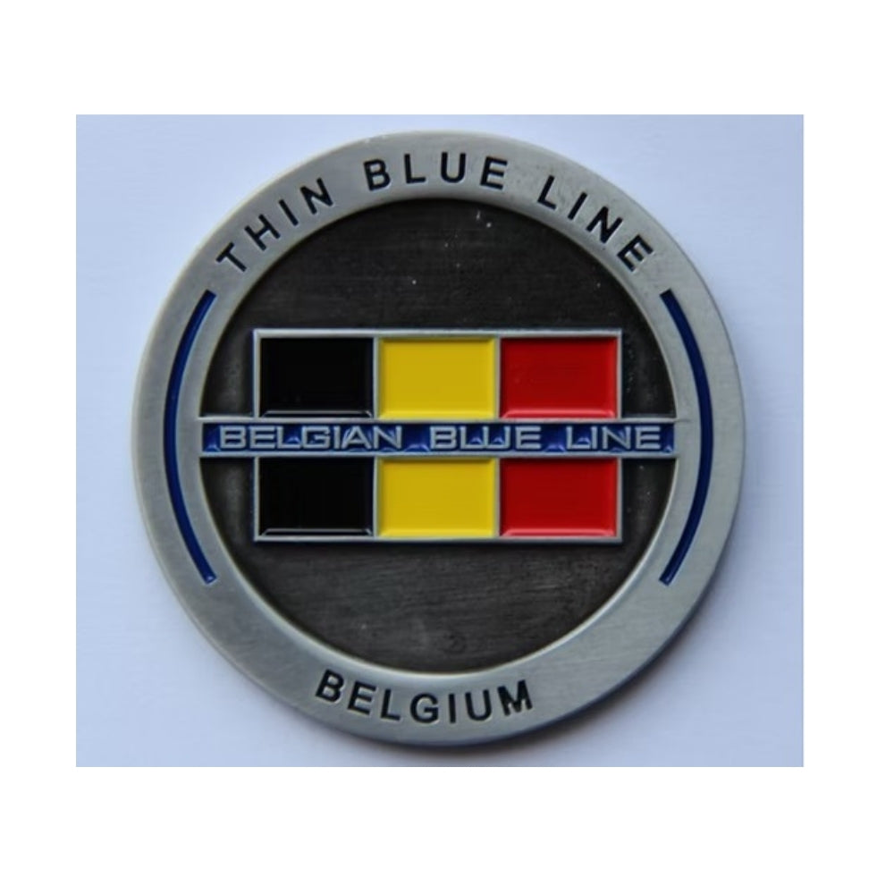 Coin-Pièce Thin Belgian Blue Line