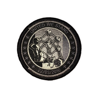 Ecusson / Patch "United We Stand" (N&B)