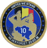 Ecusson / Patch United we stand 10 years