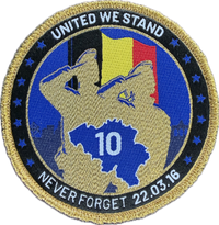 Ecusson / Patch United we stand 10 years